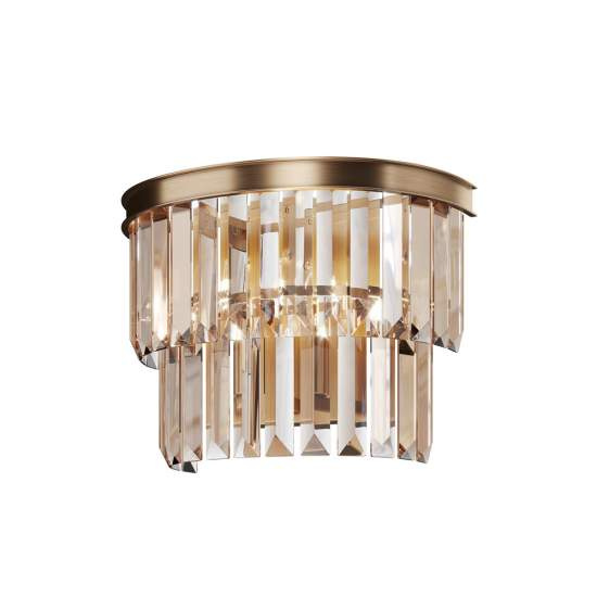 Applique Contemporaneo Revero Metallo Oro 1 Luce MOD085WL-01G
