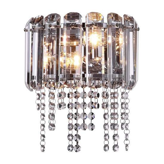 Applique Contemporanea Hail Metallo Cromo 2 Luci MOD097WL-02CH