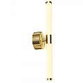 Applique Da Parete Moderno Axis Alluminio Oro Acrilico 1 Luce Led 10W MOD106WL-L10G3K