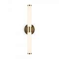 Applique Da Parete Moderno Axis Alluminio Oro Acrilico 1 Luce Led 10W MOD106WL-L10G3K