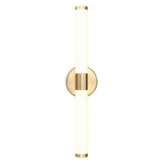 Applique Da Parete Moderno Axis Alluminio Oro Acrilico 1 Luce Led 10W MOD106WL-L10G3K