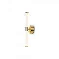 Applique Da Parete Moderno Axis Alluminio Oro Acrilico 1 Luce Led 10W MOD106WL-L10G3K