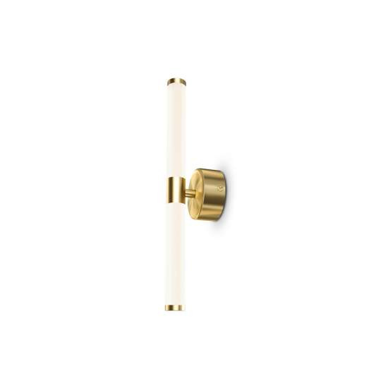 Applique Da Parete Moderno Axis Alluminio Oro Acrilico 1 Luce Led 10W MOD106WL-L10G3K