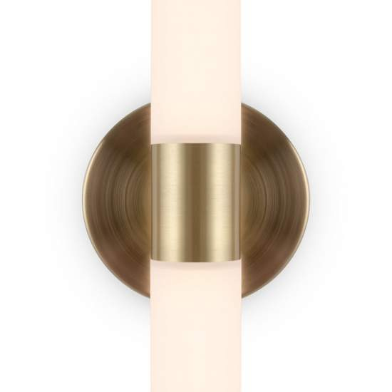Applique Da Parete Moderno Axis Alluminio Oro Acrilico 1 Luce Led 10W MOD106WL-L10G3K