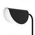 Lampada Da Tavolo Moderno Mollis Metallo Nero Acrilico 1 Luce G9 7W MOD126TL-01B