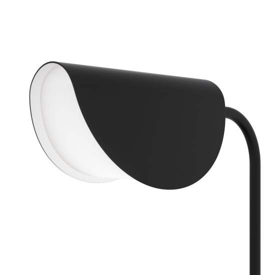 Lampada Da Tavolo Moderno Mollis Metallo Nero Acrilico 1 Luce G9 7W MOD126TL-01B