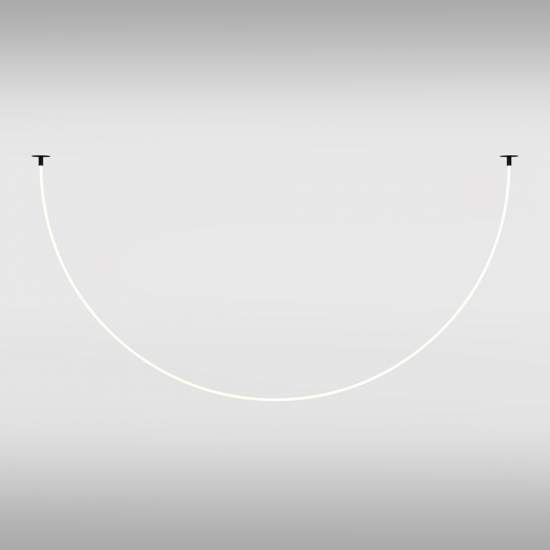 Lampadario A Sospensione Moderno Tau Alluminio Nero Luce Led 40W MOD146PL-L40B3K