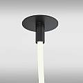 Lampadario A Sospensione Moderno Tau Alluminio Nero Luce Led 40W MOD146PL-L40B3K