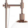 Lampada Da Scrivania Contemporanea Erich Struttura In Metallo Oro Rosa 1 Luce MOD221-TL-01-G