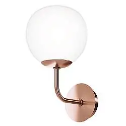 Applique Contemporanea Erich Struttura In Metallo Oro Rosa 1 Luce