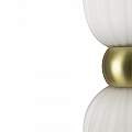 Applique Contemporanea Antic Metallo Oro 2 Luci Diffusore In Vetro MOD302WL-02W
