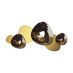 Applique Contemporanea Jack-Stone Acciaio Colore Oro Led 13W
