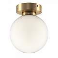 Applique Contemporanea Basic Form Piccola In Metallo Colore Oro 1 Luce MOD321WL-01G1