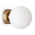Applique Contemporanea Basic Form Piccola In Metallo Colore Oro 1 Luce MOD321WL-01G1