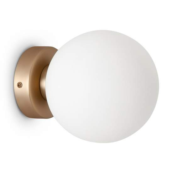 Applique Contemporanea Basic Form Piccola In Metallo Colore Oro 1 Luce MOD321WL-01G1