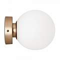 Applique Contemporanea Basic Form Piccola In Metallo Colore Oro 1 Luce MOD321WL-01G1