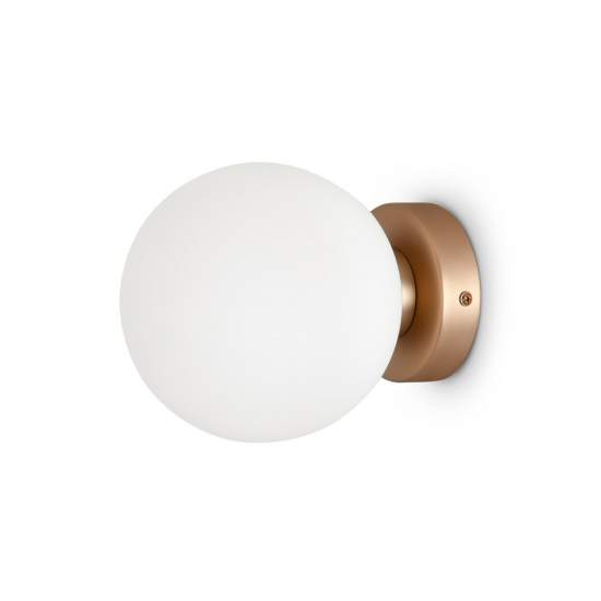 Applique Contemporanea Basic Form Piccola In Metallo Colore Oro 1 Luce MOD321WL-01G1