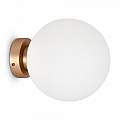 Applique Contemporanea Basic Form Grande In Metallo Colore Oro 1 Luce MOD321WL-01G3