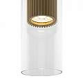 Lampadario A Sospensione Moderno Dynamics Alluminio Oro Vetro 1 Luce Gu10 50W MOD326PL-01MG