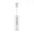 Lampadario Sospensione Moderno Dynamics Alluminio Bianco Vetro 1 Luce Gu10 50W MOD326PL-01W