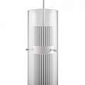 Lampadario Sospensione Moderno Dynamics Alluminio Bianco Vetro 1 Luce Gu10 50W MOD326PL-01W