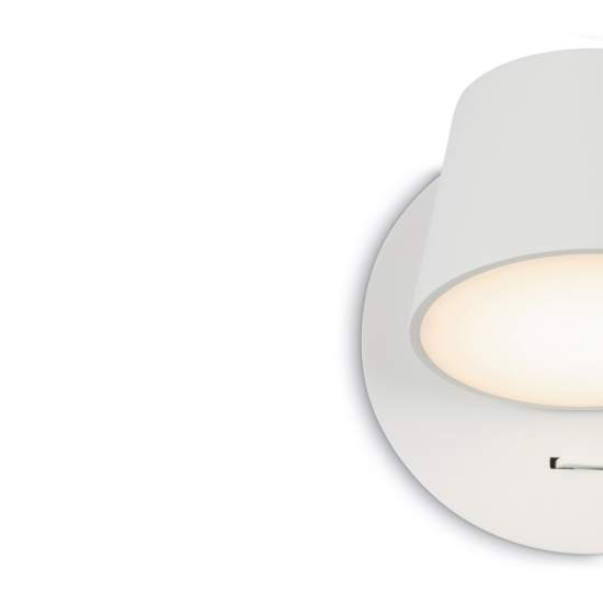 Applique Da Parete Moderno Pixel Metallo Bianco Acrilico 1 Luce Led 7W MOD421WL-L6W3K