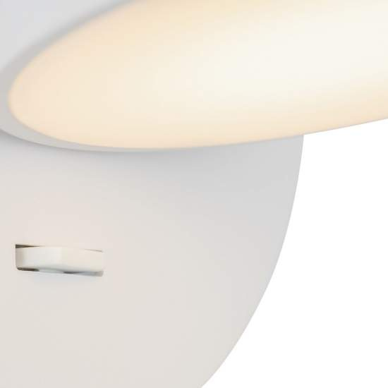 Applique Da Parete Moderno Pixel Metallo Bianco Acrilico 1 Luce Led 7W MOD421WL-L6W3K