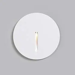 Segnapasso Moderno Da Esterno Alluminio Bianco Luce Led 3W Ip54