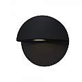 Lampada Da Parete Moderna Da Esterno Alluminio Nero Luce Led 7,4W Ip54 O033WL-L7B3K
