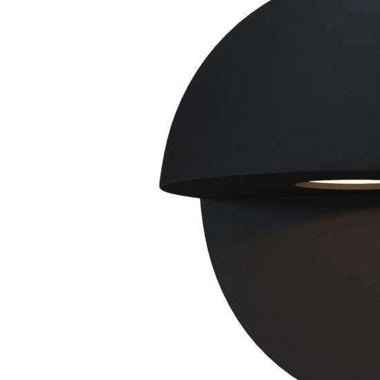 Lampada Da Parete Moderna Da Esterno Alluminio Nero Luce Led 7,4W Ip54 O033WL-L7B3K
