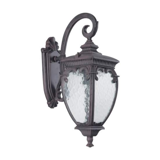 Lampada Da Parete Classica Da Esterno Alluminio Bronzo 1 Luce E27 60W Ip44 O414WL-01BZ