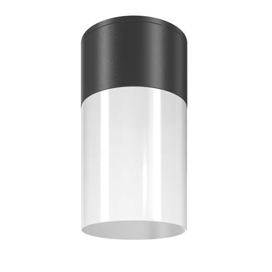 Lampade A Soffitto Moderno Da Esterno Alluminio Nero 1 Luce E27 60W Ip54 O418CL-01B