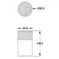 Lampade A Soffitto Moderno Da Esterno Alluminio Grafite 1 Lucee27 60W Ip54 O418CL-01GR