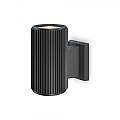Lampada Da Parete Moderna Da Esterno Metallo Nero Luce1E27 60W Ip54 O419WL-01B