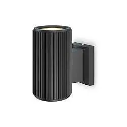 Lampada Da Parete Moderna Da Esterno Metallo Nero Luce1E27 60W Ip54