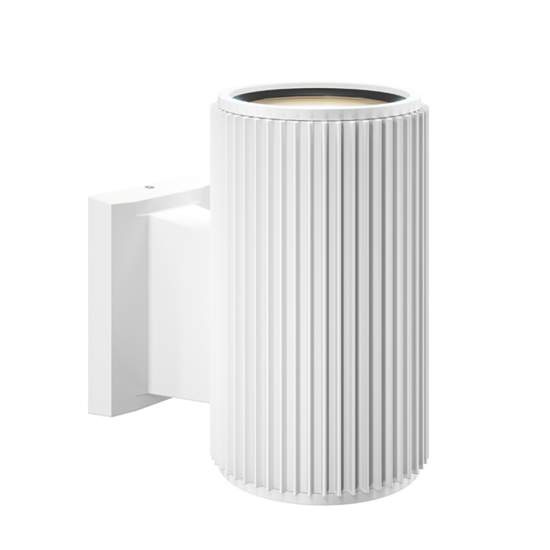 Lampada Da Parete Moderna Da Esterno Metallo Bianco Luce1E27 60W Ip54 O419WL-01W