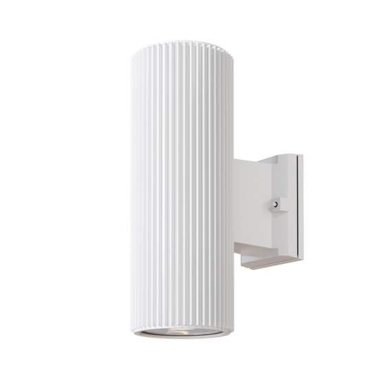 Lampada Da Parete Moderna Da Esterno Metallo Bianco Luce2E27 60W Ip54 O419WL-02W