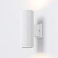 Lampada Da Parete Moderna Da Esterno Metallo Bianco Luce2E27 60W Ip54 O419WL-02W