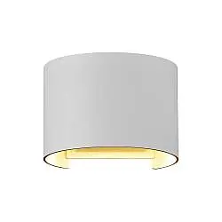Lampada Da Parete Moderna Da Esterno Metallo Bianco Led 6W Ip54