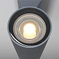 Lampada Da Parete Moderna Da Esterno Alluminio Grigio Luce2Gu10 50W Ip54 O574WL-02GR