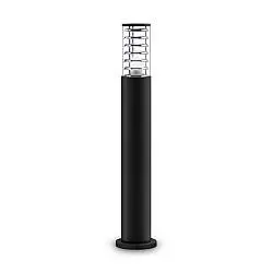 Lampione Per Esterno Moderno In Alluminio Nero 1 Luce E27 60W Ip54