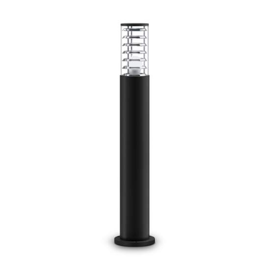 Lampada Da Terra Moderna Per Esterno In Alluminio Nero 1 Luce E27 60W Ip54 O576FL-01B