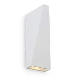 Lampada Da Parete Moderna Per Esterno Metallo Bianco Luce Led 6W Ip54