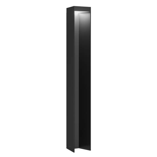 Lampada Da Terra Moderna Per Esterno Alluminio Nero Luce Led 9W Ip54 O596FL-L9B4K1