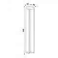 Lampada Da Terra Moderna Per Esterno Alluminio Nero Luce Led 9W Ip54 O596FL-L9B4K1