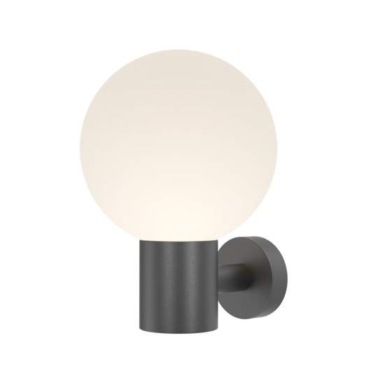 Lampada Da Parete Moderna Per Esterno Alluminio Nero 1 Luce E27 60W Ip54 O598WL-01B