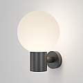 Lampada Da Parete Moderna Per Esterno Alluminio Nero 1 Luce E27 60W Ip54 O598WL-01B
