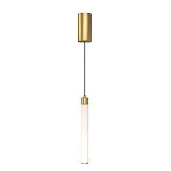 Lampadario A Sospensione Moderno Ray Alluminio Oro Luce Led Integrato 10W
