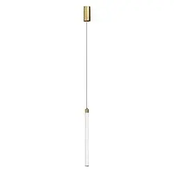Lampadario A Sospensione Moderno Ray Alluminio Oro Luce Led Integrato 20W