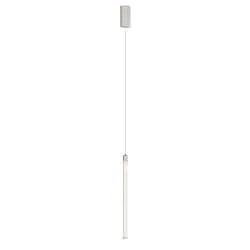 Lampadario A Sospensione Moderno Ray Alluminio Bianco Luce Led Integrato 20W
